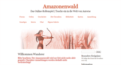 Desktop Screenshot of amazonenwald.de